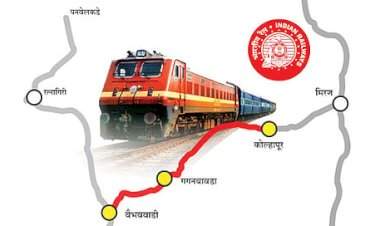 कोल्हापूर-वैभववाडी रेल्वे मार्गाचा डीपीआर तयार कोकण-पश्चिम महाराष्ट्र कनेक्टिव्हिटीला चालना