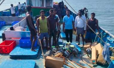 निवती येथे मत्स्यविभागाची परप्रांतीय नौकेवर कारवाई