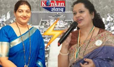 महिला आरक्षण विधेयकावरून भाजप-काँग्रेस आमने-सामने....श्वेता कोरगावकरांचा साक्षी वंजारींवर निशाणा