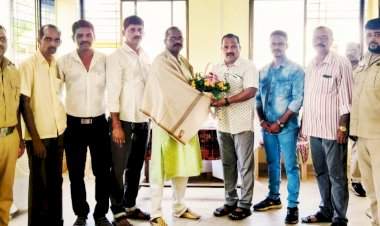 वेंगुर्ले आगारातील वाहक चंद्रकांत रजपुत यांचा भाजपाच्या  वतीने सेवानिवृत्तीपर सत्कार