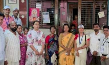 जनगणना २०२७ च्या कामकाजाची जिल्हाधिकाऱ्यांकडून पाहणी