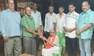 संविधान हत्या दिवसाच्या निमित्ताने वेंगुर्लेत आणीबाणीत तुरुंगवास भोगलेले प्रभाकर मराठे यांचा सन्मान