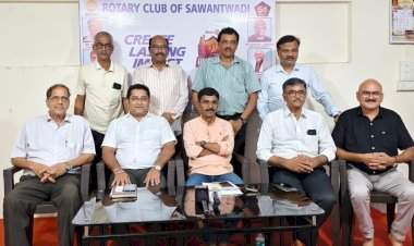 रोटरी क्लब सावंतवाडीच्या अध्यक्षपदी प्रवीण परब.......सचिवपदी सुहास सातोसकर तर खजिनदारपदी प्रदीप शेवडे
