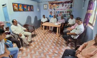 राष्ट्रवादी काँग्रेसची तालुका बैठक वेंगुर्ला येथे संपन्न; संघटना बळकटीवर भर