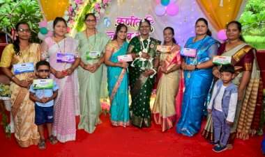 ओटभरणी समारंभात रुजवले संस्कारांचे बीज!.....स्वाती-सिद्धेश आचरेकर यांचा अनोखा संस्कार सोहळा.....मुलगा-मुलगी समानतेसह माणुसकी, समता अन् शिक्षणाचा संदेश