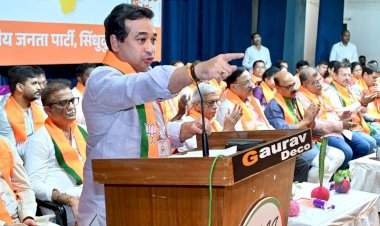 स्थानिक स्वराज्य संस्थांच्या निवडणुकांमध्ये भाजपचाच विजय....नितेश राणेंचा दावा....जिल्ह्यात अवैध धंदे करणाऱ्यांची गय नाही