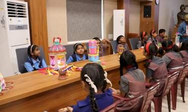 वेंगुर्लेत 'कचऱ्यातून कलाकृती' स्पर्धेला विद्यार्थ्यांचा उत्स्फूर्त प्रतिसाद