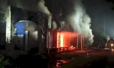 सावंतवाडी तालुक्यातील शेर्ले येथील किराणा दुकानाला आग; लाखोंचे नुकसान