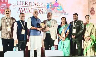 सिंधुदुर्गच्या सागरी पर्यटनाला राष्ट्रीय सन्मान......केंद्रीय पर्यटन मंत्री गजेंद्र सिंह शेखावत यांच्या हस्ते पुरस्कार प्रदान