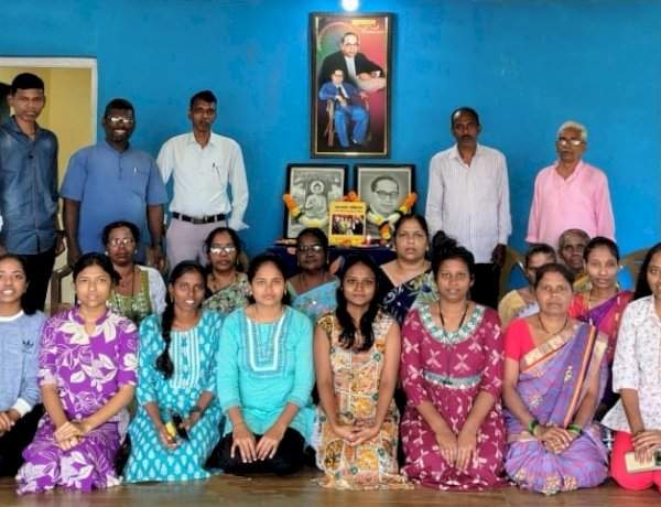 इन्सुली -रमाईनगर समाज मंदिरात संविधान दिन साजरा