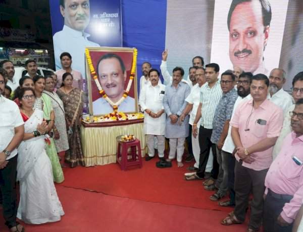 अलविदा अजित दादा!.....कणकवलीत अजित पवार यांना सर्वपक्षीयांकडून आदरांजली