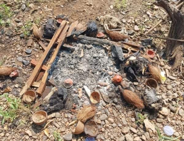 तिलारी खोऱ्यातील तेरवण-मेढे परिसरात सापडली बकऱ्यांची पाच कापलेली मुंडकी