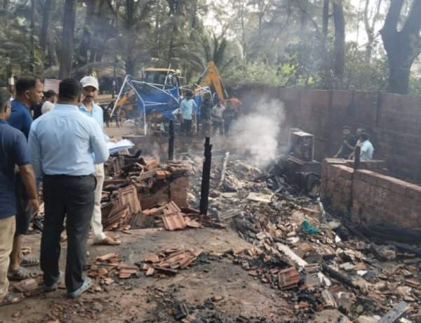 मालवण-तारकर्ली येथील एमटीडीसी कार्यालय आगीत जळून खाक