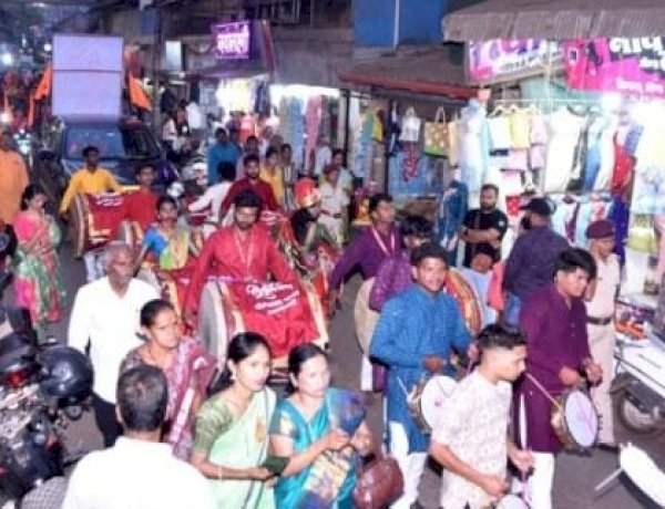 कणकवलीत हिंदू नववर्ष स्वागत शोभायात्रा दिमाखात