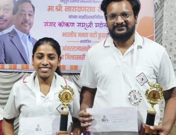 जिल्हास्तरीय कॅरम स्पर्धेत दिक्षा चव्हाण विजेती; सागर ढवळ उपविजेता