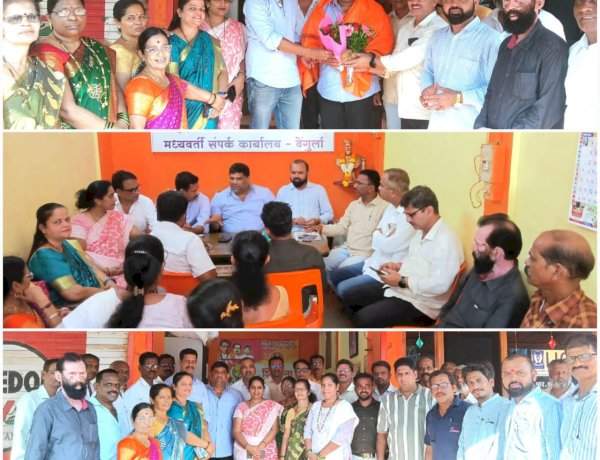 गावागावात पुन्हा शिवसेना वाढविण्यासाठी प्रयत्न करणार - वैभव नाईक....वेंगुर्ले येथे नूतन जिल्हाप्रमुख वैभव नाईक यांचे शिवसैनिकांकडून जंगी स्वागत