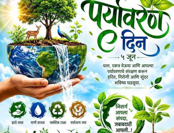 जागतिक पर्यावरण दिन: निसर्गाचा समतोल, मानवाचे अस्तित्व आणि बदलत्या काळाची आव्हाने
