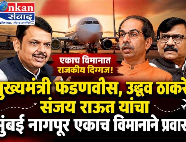 मुख्यमंत्री फडणवीस, उद्धव ठाकरे, संजय राऊत यांचा मुंबई-नागपूर एकाच विमानाने प्रवास!
