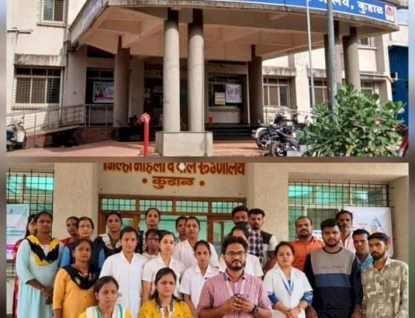महिला रुग्णालयातील कंत्राटी कर्मचाऱ्यांचे भविष्य अंधारात....३ महिने पगारच नसल्याने २० जुलैपासून काम बंदचा इशारा