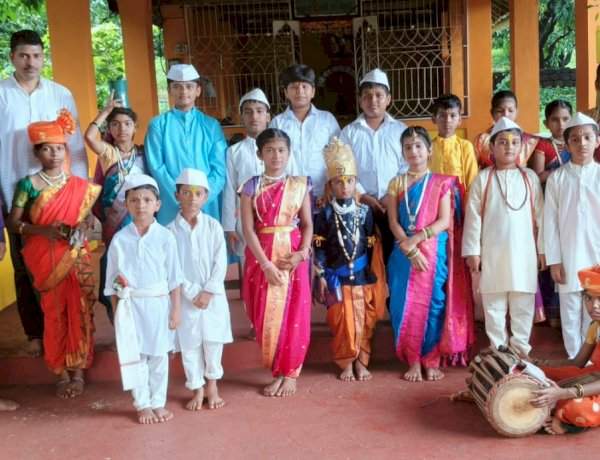 मठ कणकेवाडी नं. ३ शाळेत आषाढी एकादशी निमित्त दिंडी सोहळा उत्साहात