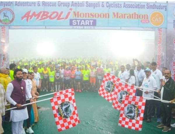 आंबोली मान्सून मॅरेथॉनला महाराष्ट्र, गोवा आणि कर्नाटकातून उत्स्फूर्त प्रतिसाद
