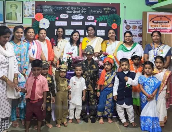 अंगणवाडीतील बालकांना इनर्व्हील क्लब, वेंगुर्लेच्या वतीने शालेय गणवेशाचे वाटप