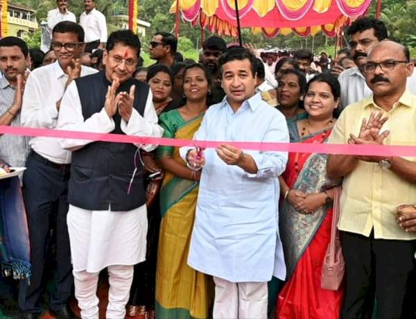 नमो उद्यानामुळे वेंगुर्ल्याच्या पर्यटनाला नवी ओळख मिळेल – पालकमंत्री नितेश राणे......वेंगुर्ला नगरपरिषद हद्दीतील भटवाडी येथील नमो उद्यानाचे उद्घाटन