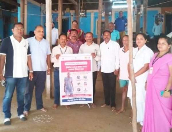 पाणलोस येथे मोफत आरोग्य व नेत्र तपासणी शिबिराला उत्स्फूर्त प्रतिसाद ......ग्रामपंचायत मठबुद्रुक व आरोग्य उपकेंद्राचा संयुक्त उपक्रम....शिवसेना तालुकाप्रमुख विनायक बाईत यांच्या संकल्पनेतून आयोजन