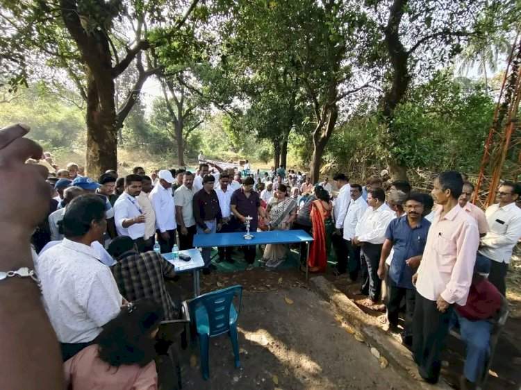कनेडी येथील आरोग्य तपासणी शिबिराला उत्स्फूर्त प्रतिसाद.
