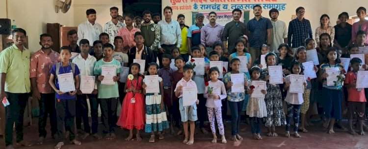 खुल्या चित्रकला स्पर्धेत दिक्षा, काशिनाथ, रुजुल अव्वल तर रंगभरण स्पर्धेत भूमी, भार्गवी प्रथम. वेताळ प्रतिष्ठानच्या वतीने सलग १० व्या वर्षी स्पर्धेचे आयोजन.