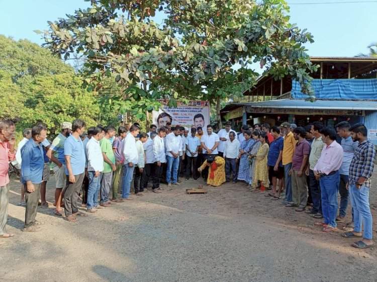 वायंगणी आणि तोंडवळी गावात आ. वैभव नाईक यांच्या उपस्थितीत विविध विकास कामांची भूमिपूजने.