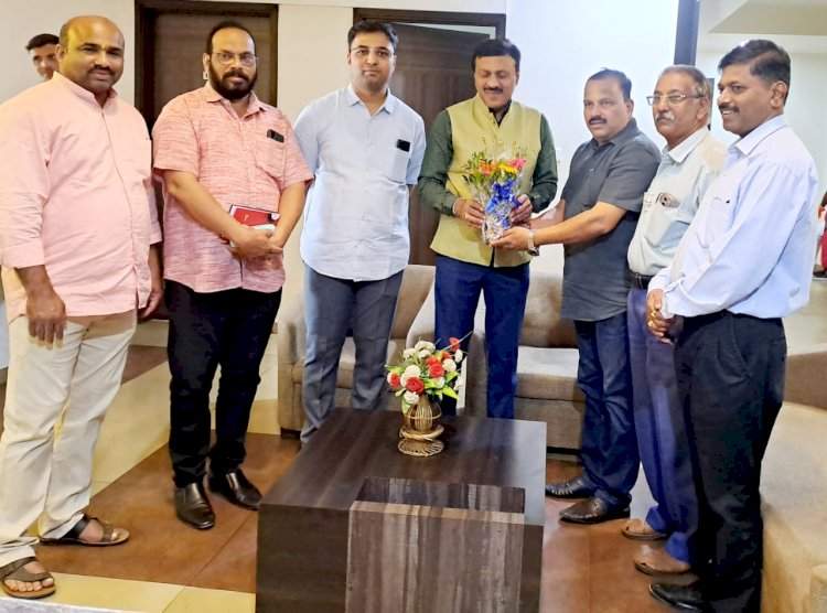 डॉ.ओमप्रकाश शेटे यांचे भाजपा च्या वतीने स्वागत.
