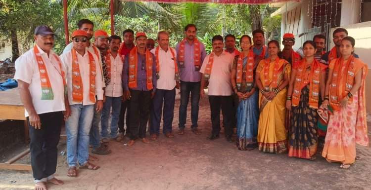 भोगवे गावातून ९० टक्के मतदान महायुतीला, कार्यकर्त्यांचा प्रचार सभेत निर्धार