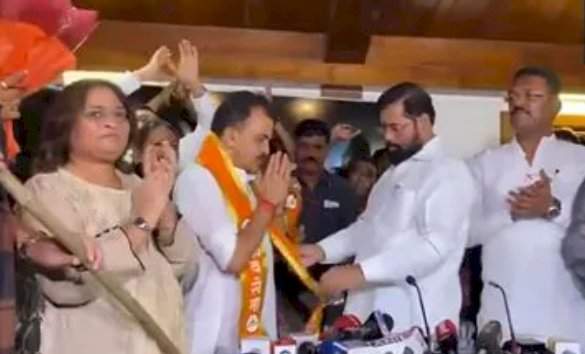 संजय निरुपम यांचा शिवसेना शिंदे गटात प्रवेश; काँग्रेसला धक्का.