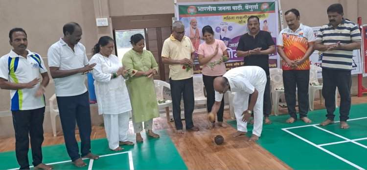 वेंगुर्ला भाजपाच्या वतीने योग दिनानिमित्त आयोजित योगाभ्यास शिबिराला उत्स्फूर्त प्रतिसाद.