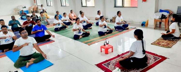 वेंगुर्ला नगरपरिषदेमार्फत जागतिक योग दिवस साजरा.