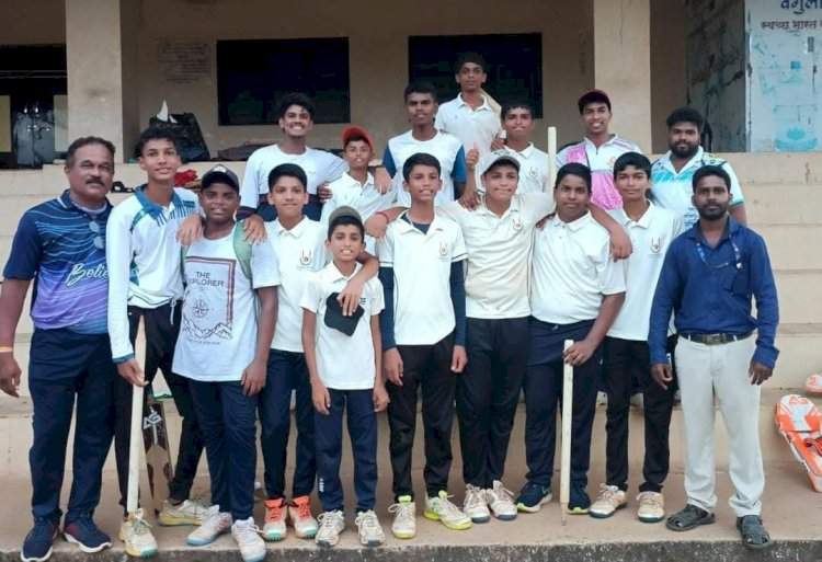 तालुकास्तरीय क्रिकेट स्पर्धेत सिंधुदूर्ग विद्यानिकेतन इंग्लिश मिडीयम स्कूलचे यश.