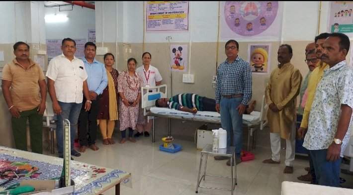 वेंगुर्ला येथिल रक्तदान शिबिरात 28 रक्तदात्यांनी केले रक्तदान.