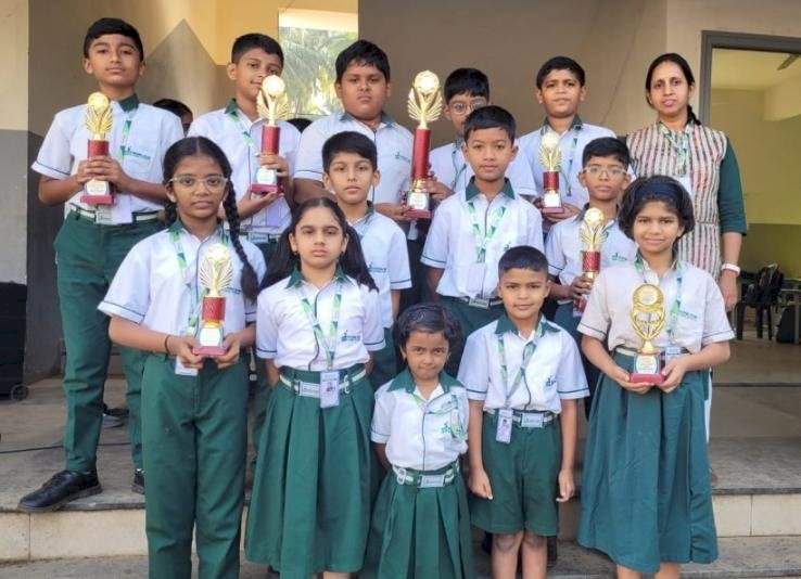 स्टेपिंग स्टोन ग्लोबल स्कूलच्या विद्यार्थ्यांचे राज्यस्तरीय अॅबॅकस स्पर्धेत यश