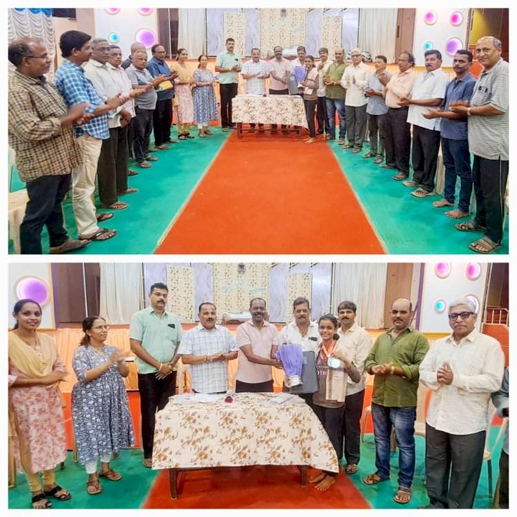राज्यस्तरीय मैदानी स्पर्धेत यश मिळविलेल्या दिया मालवणकर चा भाजपा च्या वतीने सत्कार
