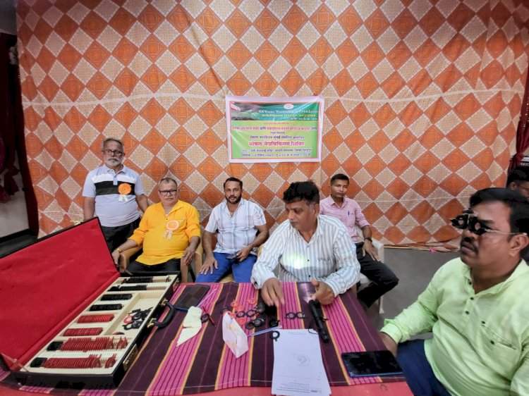 केकेव्हीअन्स फाउंडेशन तर्फे मोफत नेत्र चिकित्सा शिबिरास उस्फूर्त प्रतिसाद