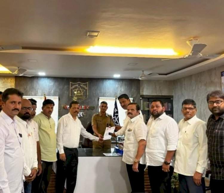 शिवसेना पदाधिकाऱ्यांनी घेतली जिल्हा पोलीस अधीक्षक यांची भेट