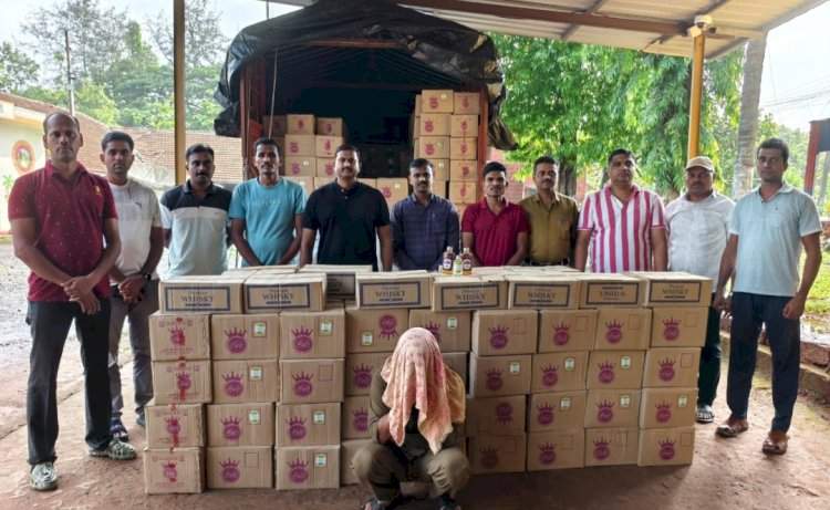 वेंगुर्लेत ६० लाखाची बेकायदा दारु जप्त