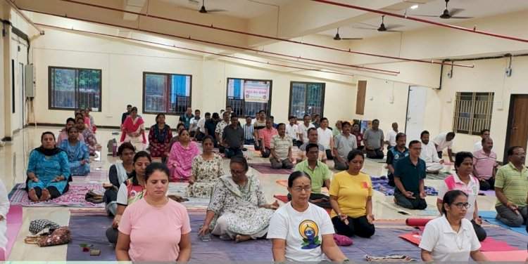 आंतरराष्ट्रीय योग दिन वेंगुर्ला येथे उत्साहात साजरा