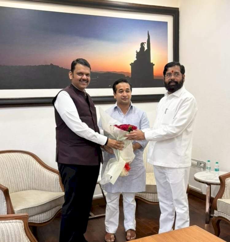 मुख्यमंत्री, उपमुख्यमंत्री यांनी मंत्री नितेश राणे यांना दिल्या वाढदिवसाच्या शुभेच्छा