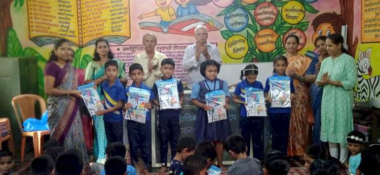 आरवली जीवन शिक्षण शाळेला देवी जागबाई देवस्थानतर्फे इन्व्हर्टर भेट