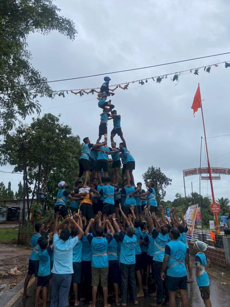 मळगाव दहीहंडी २०२५.....वाफोलीचे माऊली गोविंदा पथक अव्वल