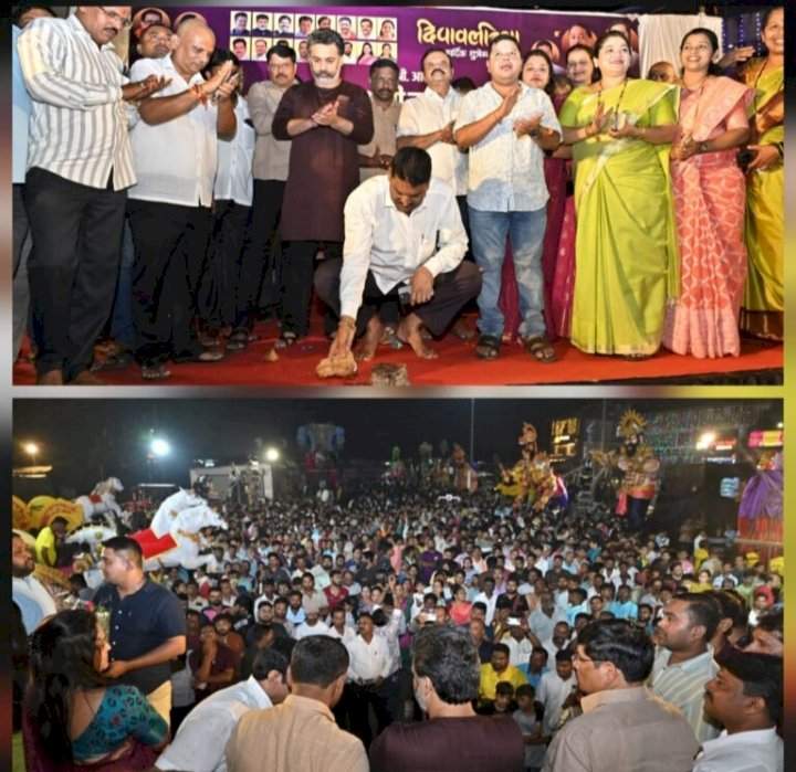 कुडाळ येथे नरकासुर वध स्पर्धेत लक्ष्मीवाडी मित्र मंडळ प्रथम