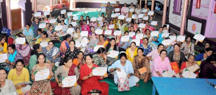 भाजपा महिला मोर्चा, वेंगुर्ला यांचे मोफत प्रशिक्षण शिबिर उत्साहात संपन्न