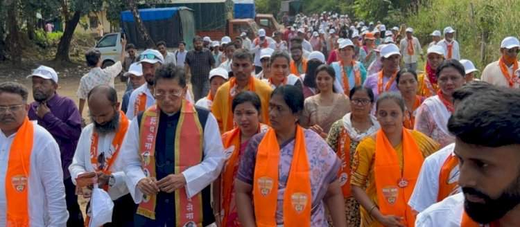 सावंतवाडी शहरात आमदार दिपक केसरकर प्रचाराला मैदानात